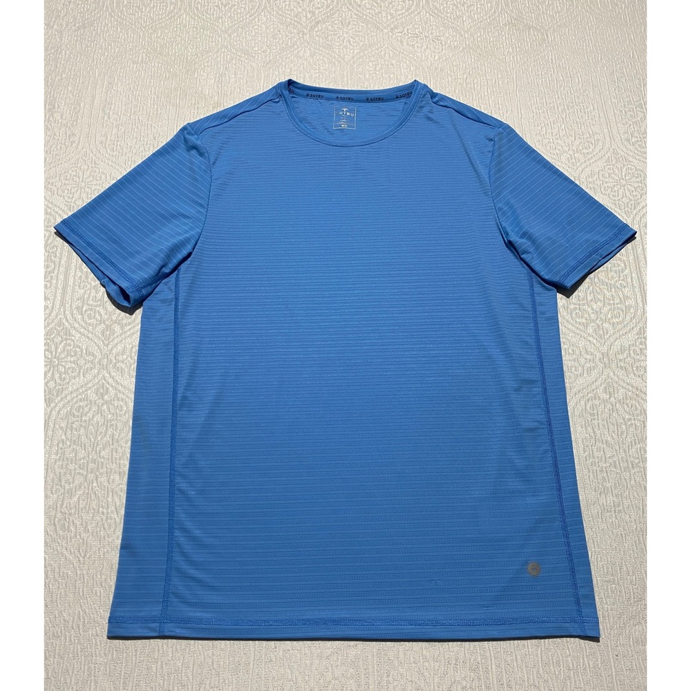 Soybu Mens Size M‎ Blue Athletic Training Performance Gym T-Shirt Crew 1864956